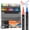 Black Barrel- 36 Colors, variant on 48 Colors Dual Tip   Pens Markers, Brush and Fine Tip,   Pens for , Canvas, Egg, Stone, Fabric, Rocks, Metal, Glass, Ceramic, DIY Crafts Making Art Supplies Gifts