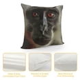 thumbnail image 4 of Qinduosi Colobus Monkey Double Sided Plush Pillow Cover Cute Animals Sofa Living Room Home Decor Sofa Pillow/Cushion Cover White, 4 of 5