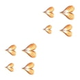 thumbnail image 3 of Injueey 1 Juego de decoraciones de corazón, colgante de corazones estéreo romántico, adorno para manualidades al aire libre, suministros para fiestas, Dorado 2piezas Injueey CBP378172, 3 of 6