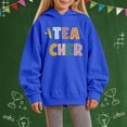 thumbnail image 2 of Hoodies for Toddler Girls Pencil Letter Print Long Sleeve Pullover Kids Sweatshirts Clothes Size 2-3T, 2 of 4