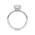 thumbnail image 5 of IGI Certified 2 Carat Princess Shape Lab Grown Diamond Engagement Ring | 14K White Gold | Mabel Petal Solitaire Diamond Ring | FG-VS1-VS2 Quality Friendly Diamonds, 5 of 6