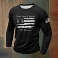 thumbnail image 2 of CHENge 250th Anniversary Shirt USA Anniversary Waffle T-Shirt Sweatshirt Men Casual Long Sleeve Crewneck Tshirt, 2 of 3