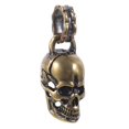 thumbnail image 4 of Retro Brass Skull Keychain Pendant Durable Skeleton Hook Halloween Craft Charm Unique DIY Accessory for Bracelets Bags, 4 of 5