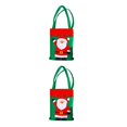 thumbnail image 2 of kurtrusly Christmas Gift Bag Candy Sweets Treat Tote Pouch Sack Present Handbag Xmas Party Decor,Tree 1 2PCS, 2 of 4