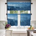 thumbnail image 5 of Misty Forest Mystical Kitchen Valances for Windows,Mountain Pine Fog Fantasy Fairy Valances Curtains Multilayer Polyester Drapes for Kitchen Bedroom 1 Pack 52X18 Inches, 5 of 6