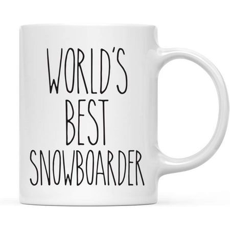 

Farmhouse Rustic Kitchen Decor 11oz. Ceramic Coffee Tea Mug Thank You Gift World s Best Snowboarder 1-Pack Birthday Christmas Gift Ideas Coworker Him Her