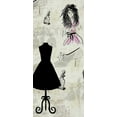 thumbnail image 2 of Allen, Kimberly 16x32 Black Ornate Wood Framed with Double Matting Museum Art Print Titled - Fashion-ista 1, 2 of 4
