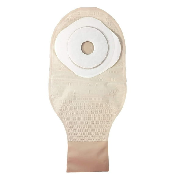 ActiveLife 1-Piece Drainable Pouch  Precut 1'' with Stomahesive Skin Barrier, Opaque, Box of 20