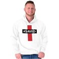 thumbnail image 5 of Saved Hashtag Religious Christian Hoodie Sweatshirt Women Men Brisco Brands S, 5 of 6
