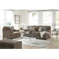 thumbnail image 6 of Signature Design by Ashley Stonemeade Upholstered Ottoman, Nutmeg, 6 of 7