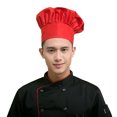 thumbnail image 2 of Limei Chef Hat Adult Adjustable Elastic Baker Kitchen Cooking Chef Cap, 2 of 7