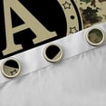 thumbnail image 4 of Erosebridal Green Brown Camouflage Black Out Curtains For Boys Teens,Personalized Initial A Curtains Pack of 2 (42x63 Each), 4 of 6