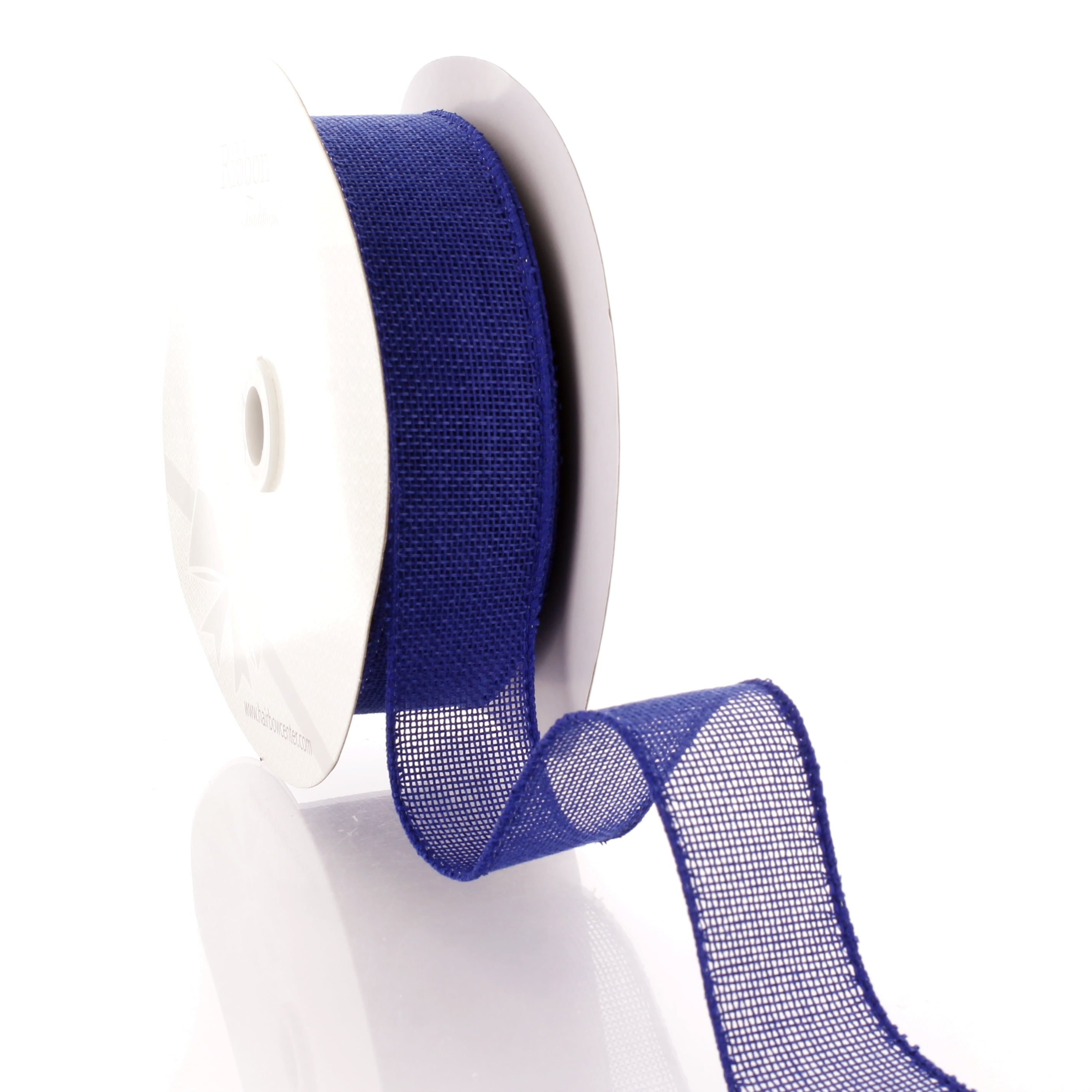 Blue Ribbon, Light Blue Ribbon, Ice Blue Ribbon, Burlap Ribbon, 1.5 Wired  Ribbon, 10 Yard Roll, RG1278RM