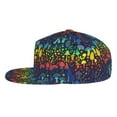 thumbnail image 3 of Daiia Magical Mushrooms and Flowers print Flat Bill Hats Flat Brim Trucker Cap Baseball Cap Adjustable Classic Low Profile Hat Unconstructed Plain Cap, 3 of 9