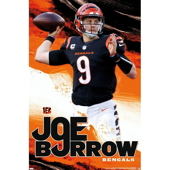 NFL Cincinnati Bengals - Joe Burrow 22 Wall Poster, 22.375" x 34"