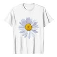 thumbnail image 6 of GEWSEY Womens Graphic Tees Sunflower Shirts Vintage Flower Graphic Tees Shirts Inspirational Tees Casual Faith Shirt Tops (White, XXL), 6 of 6
