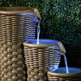 thumbnail image 4 of Alfresco Home Everwoven Resin Tiered Fountain with LED Light and Pump, 4 of 4