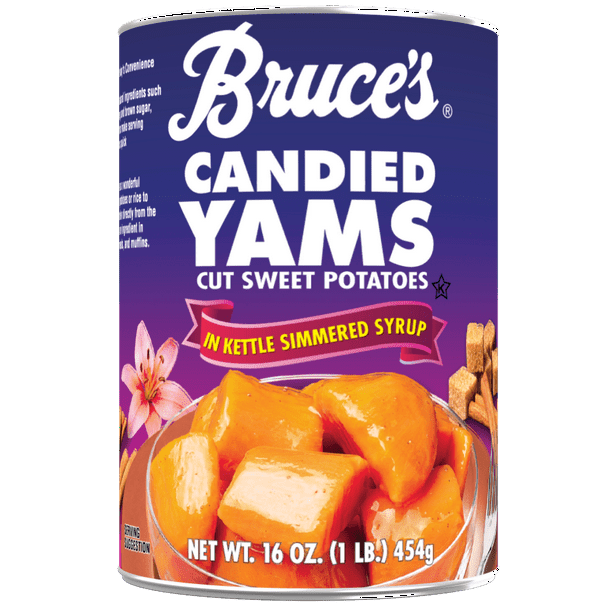 Bruce's Yams, Candied Sweet Potatoes in Kettle Simmered Syrup, 16 oz