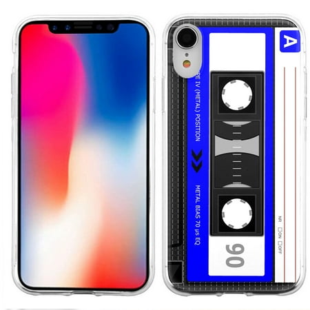 - For Apple iPhone XR Case, OneToughShield ® Scratch-Resistant Slim-Fit TPU Protective Phone Case Cover - Cassette Blue
