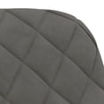thumbnail image 5 of vidaXL Chaises de Salle à Manger Pivotantes 2 Pcs Velours Gris Foncé, 5 of 5