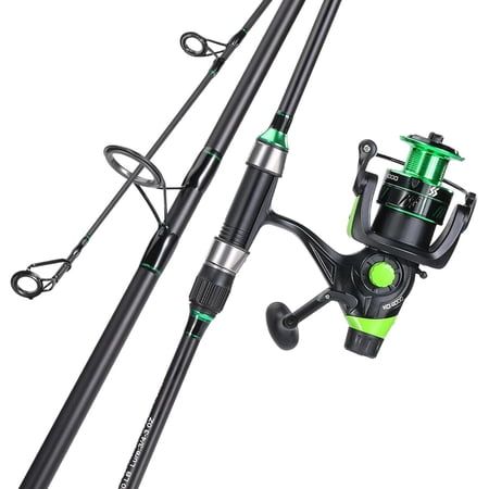 Surf Fishing Rod Combo IM8 Carbon 3 count Travel Spinning Rod with 4000 Size Spinning Reel (9 /10 /11 /12 )