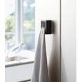 thumbnail image 6 of Yamazaki Home Traceless Adhesive Towel Holder, Black, ABS Plastic, Supports 0.55 pounds, Adhesive, 6 of 7