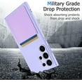 thumbnail image 5 of Samsung Galaxy S24 Ultra with Card Holder - Wallet Phone Case Galaxy S24 Ultra Hold 1-2 Cards for Women Men - Protective Soft Silicone Card Case for Samsung Galaxy S24 Ultra Purple, 5 of 14