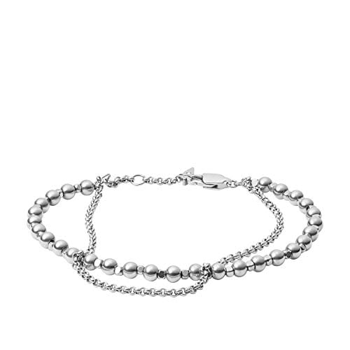 Fossil Bracelet Argenté pour Femmes, Couleur : Argent (Modèle : JA6775040)
