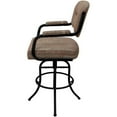 thumbnail image 2 of Swivel Tilt Metal Bar Stool 30" - M-110 - Watusi Madder (Red) - Black, 2 of 3