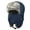 Navy, variant on Gustave Men Women Winter Trapper Hat,Russian Windproof Ski Hat Faux Fur Lined Trapper Hat with Earflaps and Mask Warm Hunting Hats "Black"