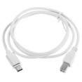 thumbnail image 5 of Usb C To Usb B Midi Cable Usb Type C To Usb Midi Interface Cord Laptop To Connect With Midi Controller Midi Keyboard Audio Interface Recording And More 1 Meter White, 5 of 5