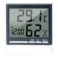thumbnail image 1 of Mistaha Digital Hygrometer Thermometer Indoor Humidity Meter Mini Room Thermometer Accurate Humidity Gauge with Alarm Clock Memory Function for Home Greenhouse Office School, 1 of 8
