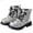 White, variant on Warm Winter Girls Boots Soft Sole Ankle Boots Non Kids Footwear For Outdoor Play And Casual Daily Wear ,Girls Boots Sizes 12 White(5.5-6 Years)