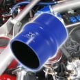 thumbnail image 2 of Unique Bargains 100cm Length 28mm Inner Dia Straight Hump Silicone Hose Coupler Intercooler Tube for Car Intercooler Intake Piping Blue, 2 of 6