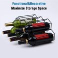 thumbnail image 2 of Wine Racks Countertop Wine Rack, Wine Bottle Holder, Freestanding Wine Rack, Gold Wine Rack, 2 of 5