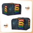 thumbnail image 3 of Lsque Rainbow Sausages On Dark Slate Print 4 Slice Toaster Cover , Kitchen Appliance Dustproof Protector , Toaster Protector Dustproof Kitchen Appliance Cover, 3 of 7