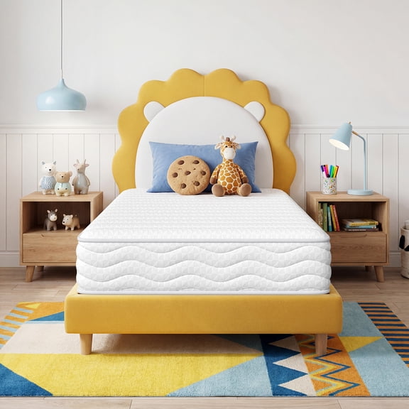 Bedstory 8" Twin Memory Foam Mattress, Tight-Top Medium Firm Pocket Springs Mattress for Cool Night & Pressure Relief