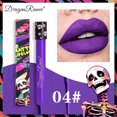thumbnail image 3 of 12 Color Halloween Lip Gloss Makeup Black Green Purple Lipstick Christmas Tint Moisturizer Waterproof Matte Lipstick Lip Pigment, 3 of 5