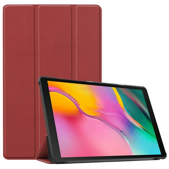 PANDACO Wine Leather Folio Case Samsung Galaxy Tab S7 / Tab S8 (11-inch)