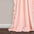 thumbnail image 4 of Lush Decor Reyna - Juego de Paneles de Cortina de Ventana con Volantes, par, 54 Pulgadas de Ancho x 84 Pulgadas de Largo, Color Rosa Rubor, Cortina fluida, Cortinas románticas con Volantes para, 4 of 16