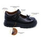 thumbnail image 2 of Zapato escolar Coqueta para niña de piel en negro Thunder con moño, 2 of 7