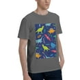 thumbnail image 2 of Bingfone Dinosaurs Men'S Loose Fit Short-Sleeve Pocket T-Shirt, 2 of 7