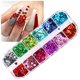 thumbnail image 1 of Corazón Nail Art Glitter Lentejuelas Corazón Valentines Nail Art Pegatinas Calcomanías Láser Amor Corazón Glitter Flakes para Manicura Maquillaje DIY Decoración de Uñas, 1 of 5