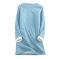 thumbnail image 3 of Luethbiezx Fleece Lined Sweatshirt and Elastic Sweatpants Set for Women - Perfect for Staying Warm, 3 of 7