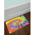thumbnail image 2 of Tree Bath Mat, Tree with Various Instruments Musical Notes Music Genres Typography Colorful Backdrop, Non-Slip Plush Mat Bathroom Kitchen Laundry Room Decor, 29.5 X 17.5 Inches, Multicolor, Ambesonne, 2 of 2