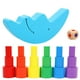 thumbnail image 1 of Moon Balance Stacker Juego De Apilador Colorido Juego De Juguetes De Apilamiento Educativo Bloques De Construcción Prácticos Rompecabezas De Reconocimiento De Colores Divertidos Cateissary FN002609-00, 1 of 6