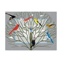 Trademark Fine Art 'New Winter Tree' Canvas Art by Marie Sansone