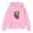 t-206Pink, variant on Halloween Them Kids Hooded Sweatshirt Long Sleeve Cow Print Hoodie Cozy Jacket For Boys Girls,3-4 Years