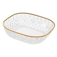 thumbnail image 1 of simhoa Fruit Plate Modern Versatile Food Dish for Reception Graduation Anniversary White, 1 of 8