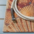 thumbnail image 6 of SAFAVIEH Barbados Sea Shells Outdoor Runner Rug, Gold/Blue, 2'8" x 10'5", 6 of 8
